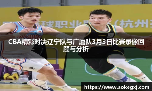 CBA精彩对决辽宁队与广厦队3月3日比赛录像回顾与分析